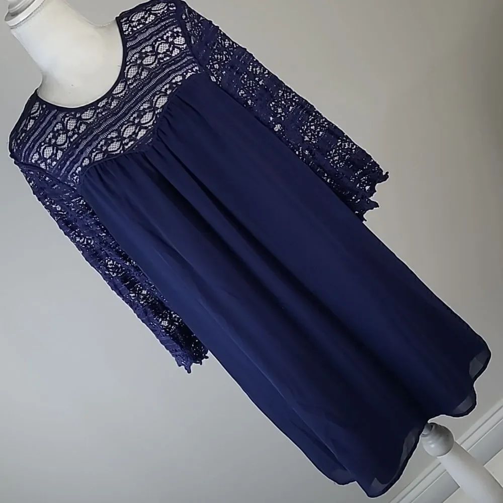 Accidentally in Love sz XL navy blue dress
